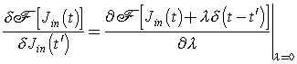 Functional derivative from partial derivatives