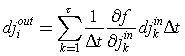 Total differential as a sum