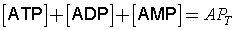 Conservation of adenylates