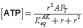 Concentration of ATP