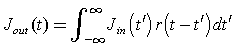 Response of time-invariant linear systems