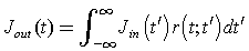 General response of a linear system