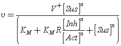 Hill-type rate equation