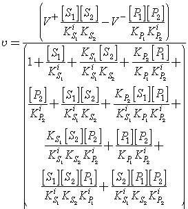 Reversible ordered bi-bi rate