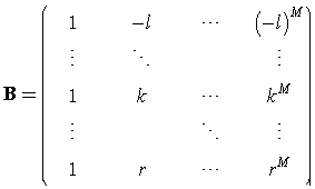Explicit matrix of powers