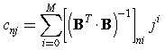 Savitzky-Golay coefficient