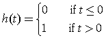 Heaviside's function