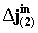 Discrete delta at time 2